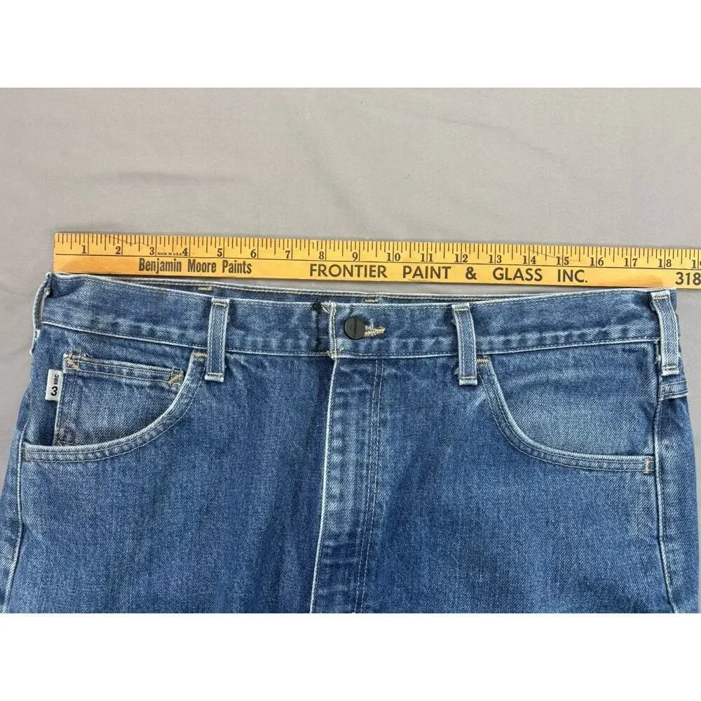 Carhartt FRB160 Flame Resistant Jeans 36X36 Relaxed Fit FR Denim Cat 3 Work Pant - Picture 3 of 14
